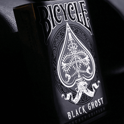 Bicycle Black Ghost Legacy Edition V2 Playing Cards - Premium Deck for Magic Tricks, Poker Games & Collectors | Perfect for Cardistry, Casino Nights & Gifts