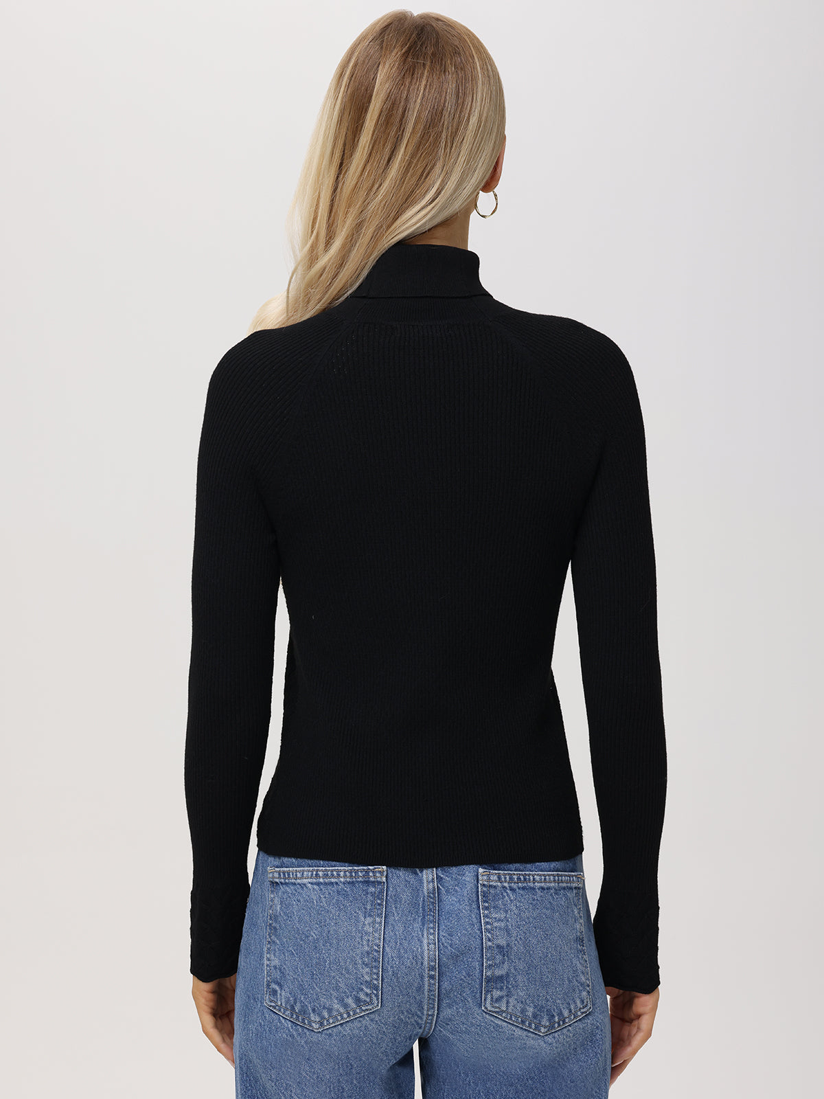 Elegant Violet Lace Stitch Turtleneck Sweater for Women | Soft Winter Knit Pullover | Perfect for Office Wear & Holiday Outfits