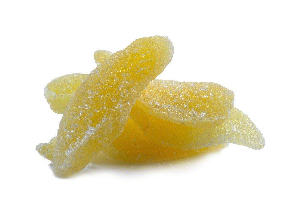 Nutstop.com Premium Crystallized Ginger Slices - 5lb Bulk Bag (5 Pound) - Natural Candy, Baking Ingredient & Healthy Snack for Cooking, Tea Pairing & On-the-Go Energy