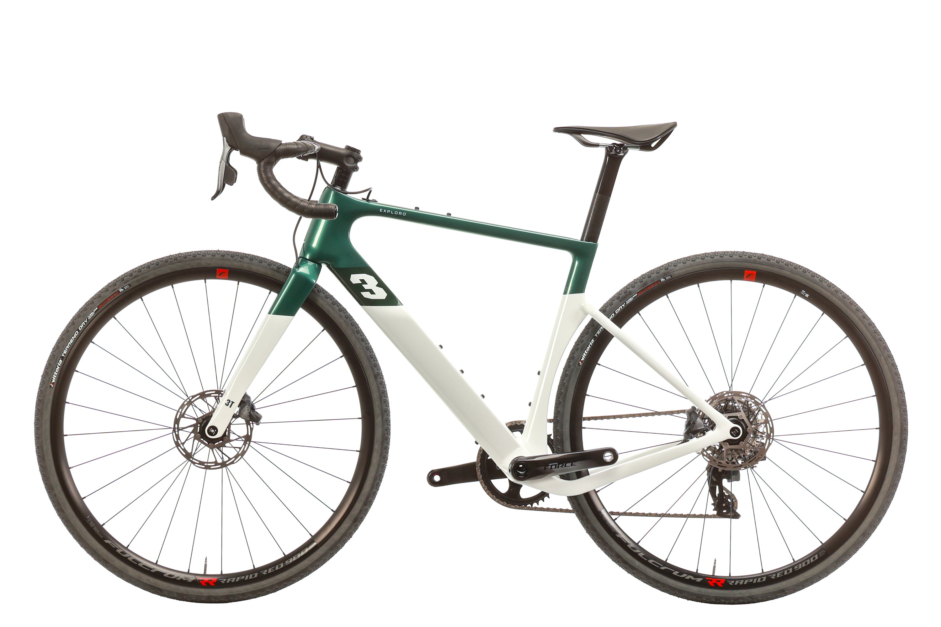 2023 3T Exploro RaceMax Force AXS Gravel Bike - 51cm Carbon Frame, Wireless Shifting | Perfect for Adventure Racing, Bikepacking & Off-Road Cycling