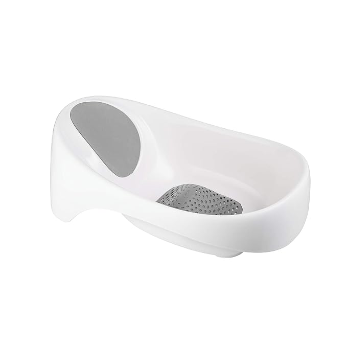 3-Stage Baby Bathtub for Newborn to Toddler - Adjustable Infant Bath Tub with Non-Slip Design & Drain Plug - Perfect for Bath Time Safety and Comfort in Sink or Standalone Use