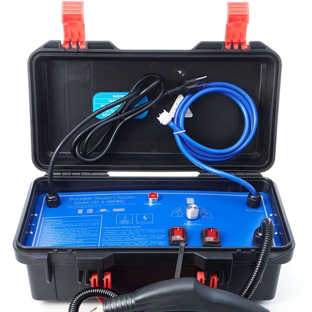 1700W High-Power Electric Steam Cleaner for Kitchen, Furniture & Car - Heavy-Duty Deep Cleaning with High-Temperature Steam - Perfect for Home, Office & Auto Detailing