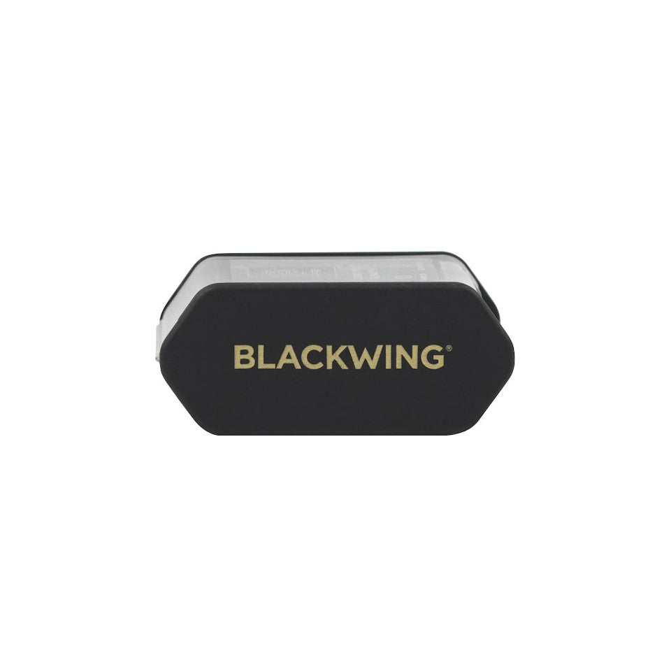 Blackwing Two Step Long Point Pencil Sharpener - Premium Wooden Pencil Sharpener for Artists, Writers & Professionals - Perfect for Sketching, Writing & Office Use