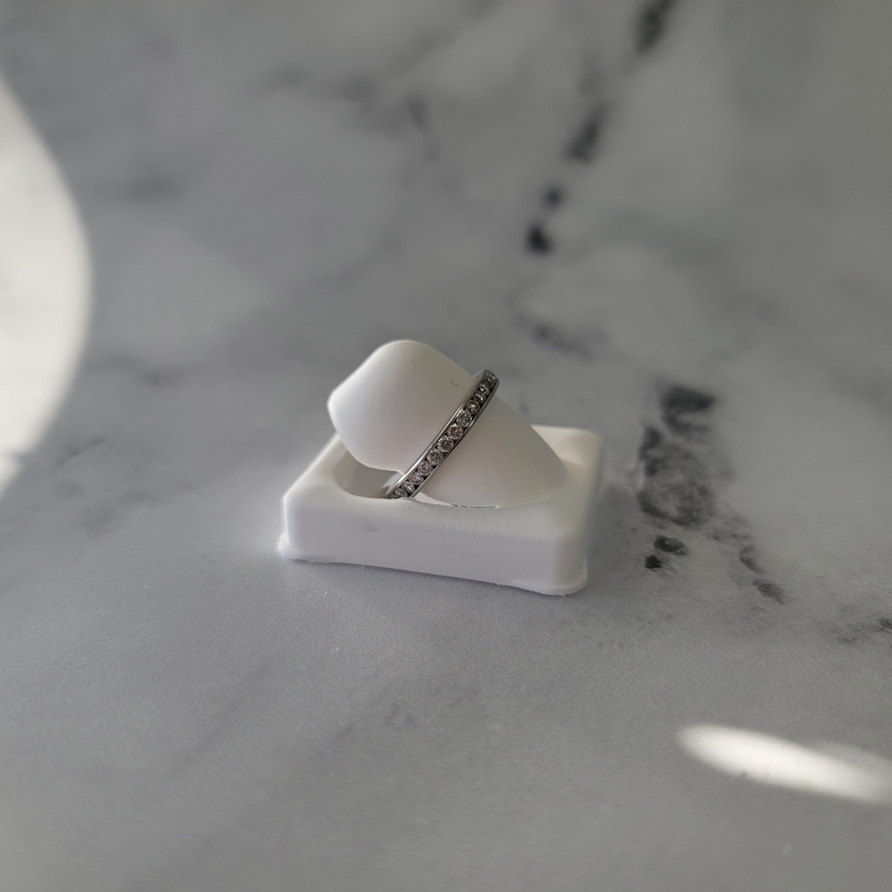 14k White Gold Channel Set Diamond Eternity Wedding Band - 0.94cttw, Perfect for Anniversaries & Bridal Jewelry Gifts