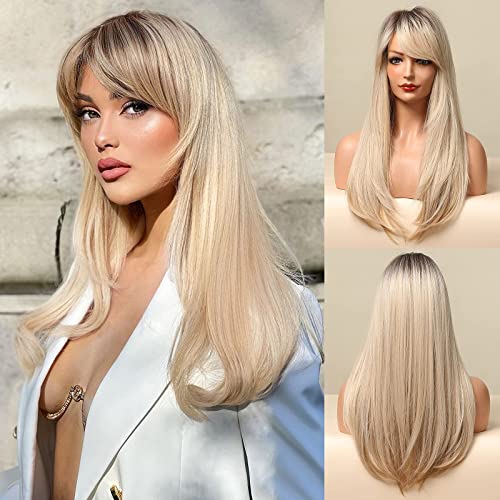 Long Blonde Bang