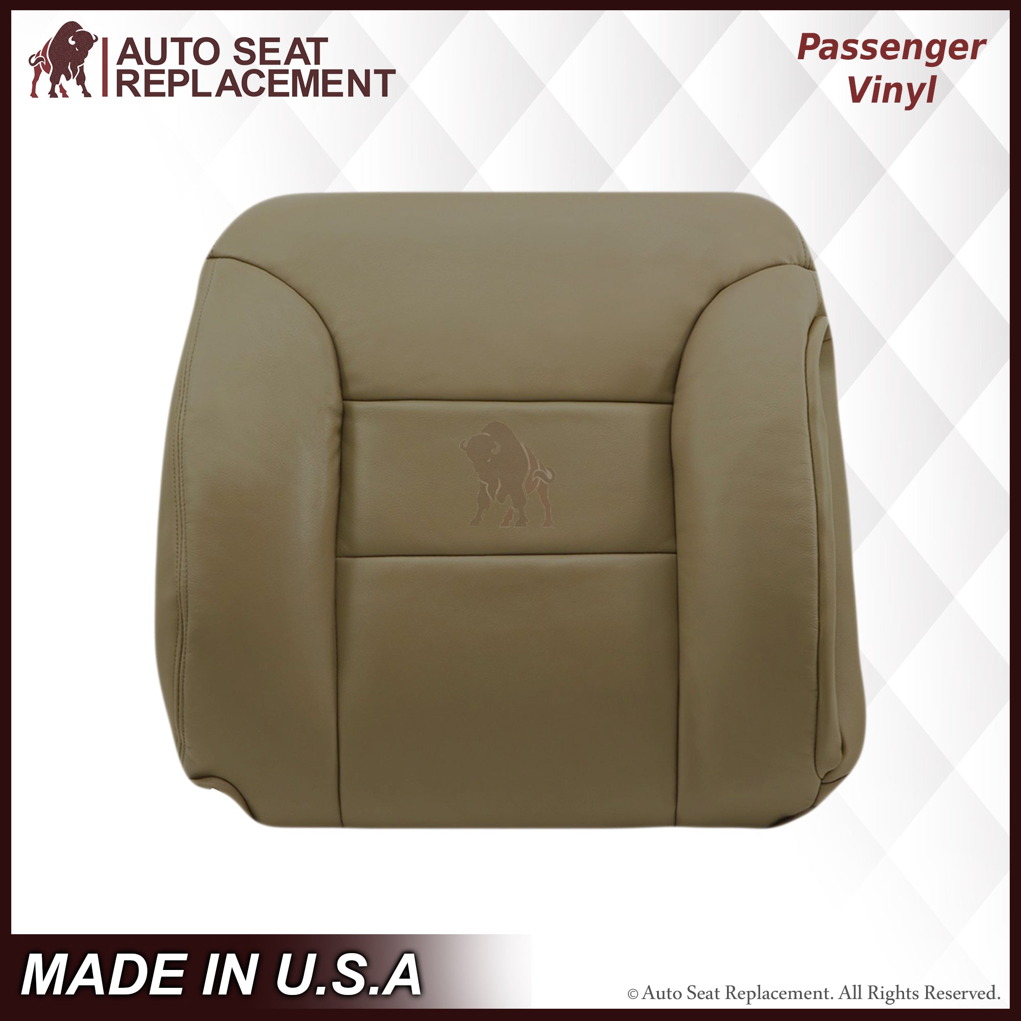 1995-1999 GMC Yukon & Suburban SLT SLE Custom Fit Tan Leather Seat Covers - Premium Protection & Comfort for SUV Interior - Perfect for Road Trips, Camping & Family Adventures