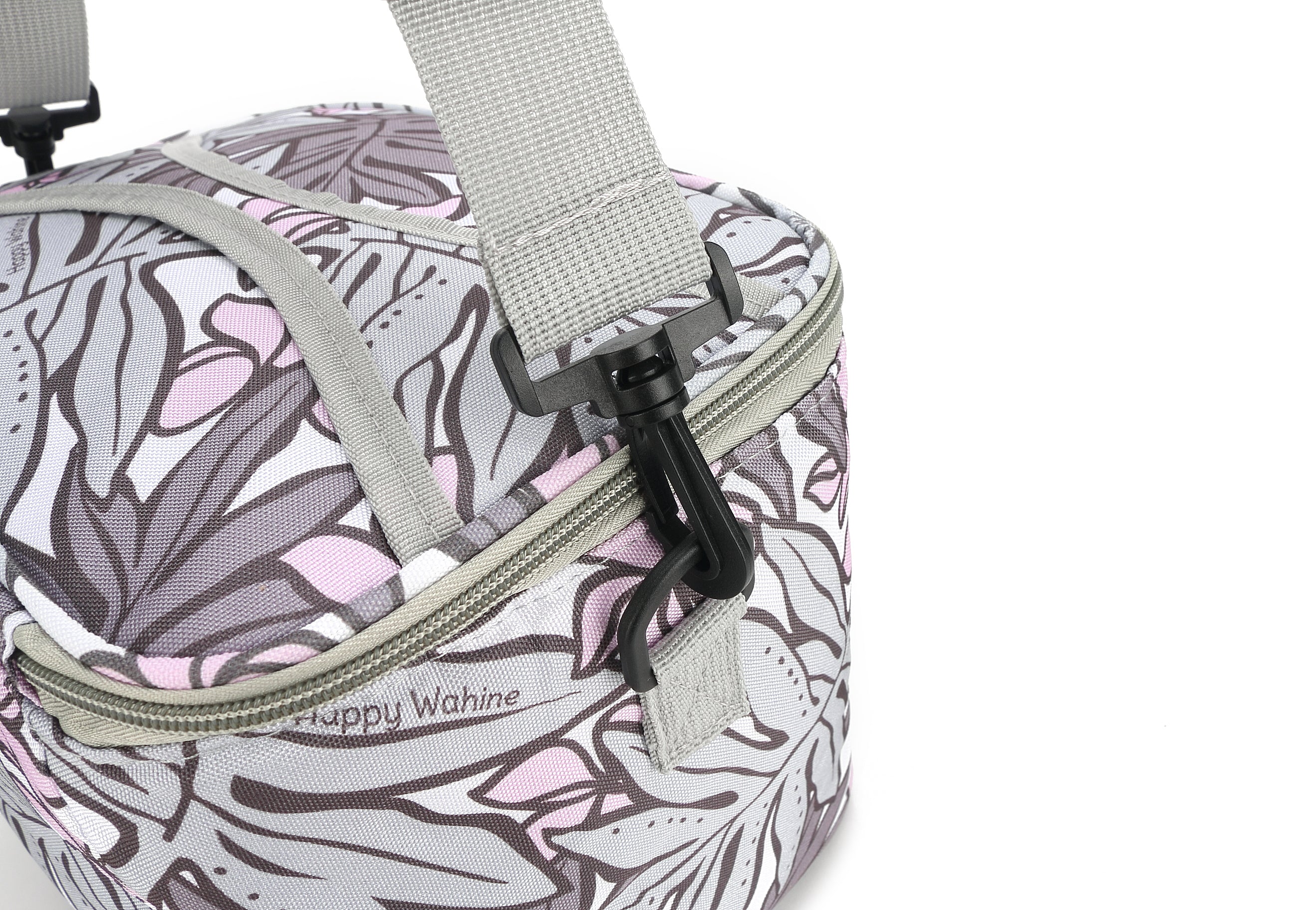 Premium Insulated Cooler Tote Bag - Medium Size, Stylish Laua'e Grey - Perfect for Beach Picnics, Camping & Outdoor Adventures