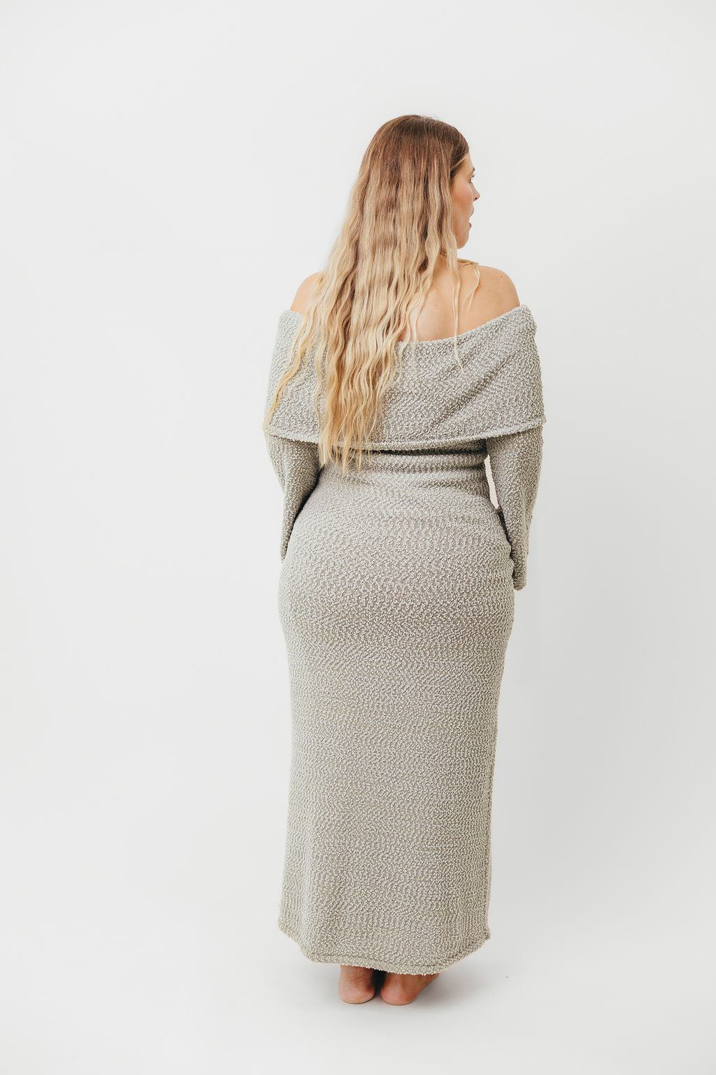 Nora Knit Maxi Dress in Dusty Sage - Bump Friendly Maternity Dress for Women | Comfortable Stretchy Long Dress for Pregnancy, Nursing & Everyday Wear