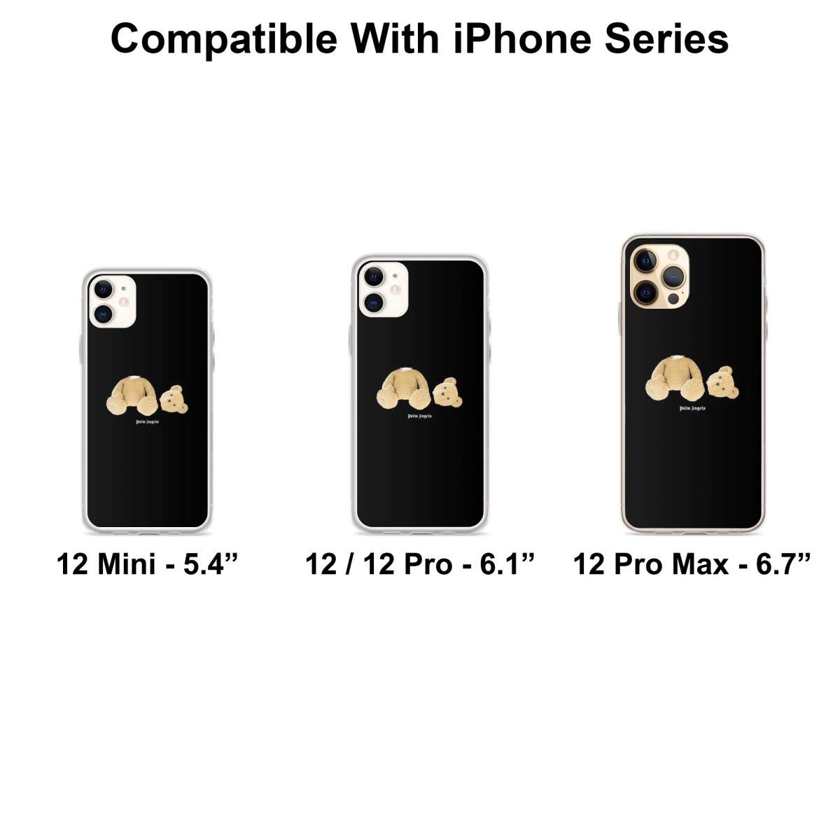 Cute Teddy Bear Ripped Phone Case for iPhone 15 14 13 12 11 X Xs Xr 8 7 6 - Shockproof Protective Cover with Unique Vintage Design - Perfect Gift for Kids, Teens & Women