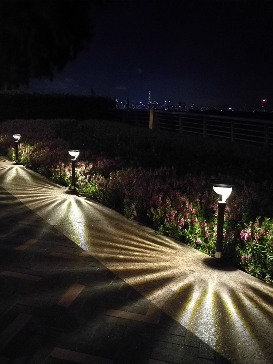 Solar Powered Outdoor Garden Post Lights - Waterproof LED Landscape Lighting for Pathways, Driveways & Yards - Perfect for Patio, Deck & Backyard Decor
