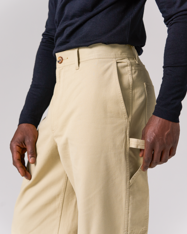 Takibi Chino Wide Pants for Men - Comfortable Casual Trousers with Elastic Waist | Perfect for Outdoor Adventures, Travel & Everyday Wear