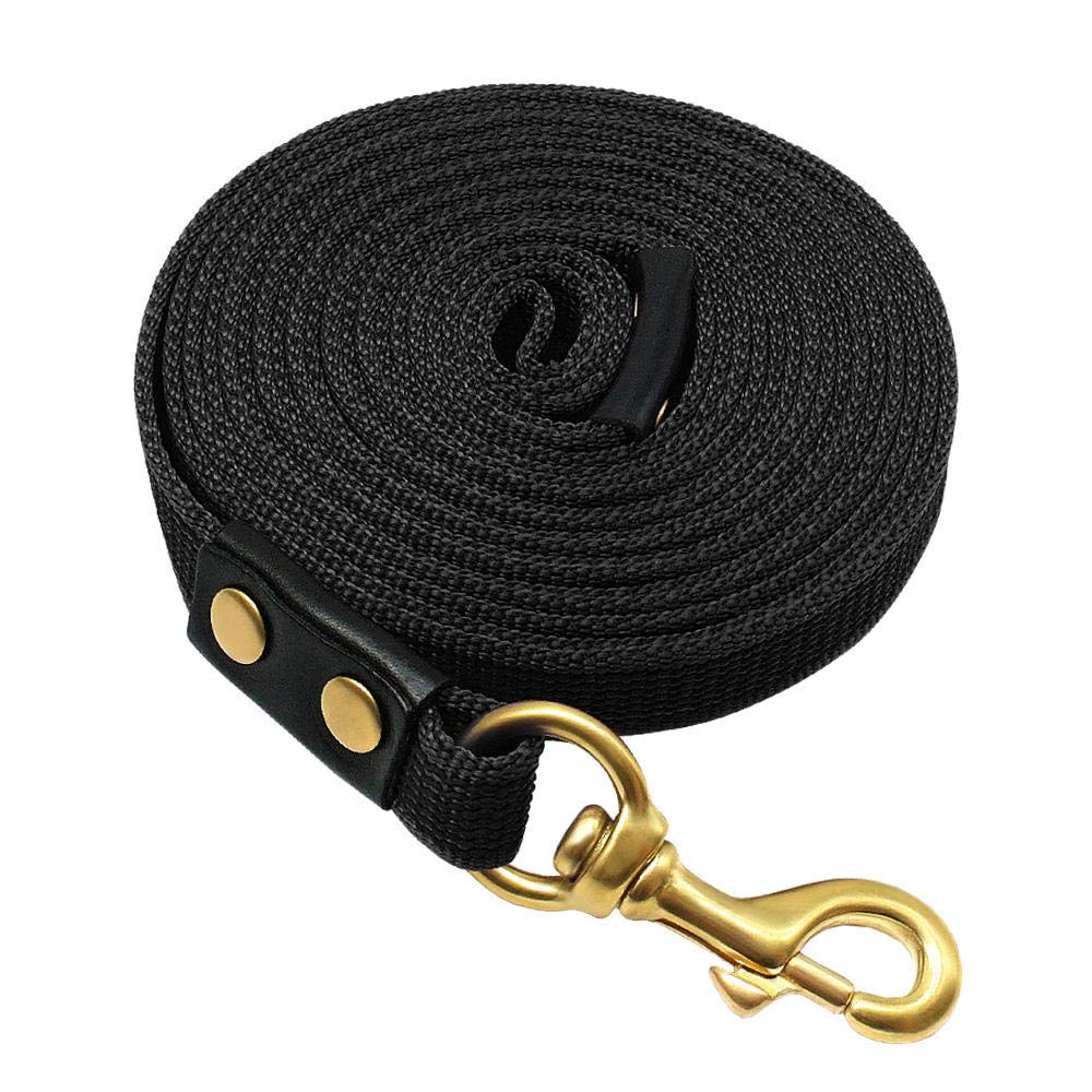 Yisatann Nylon Dog Leash for Large Dogs - 2m/3m/5m Non-Slip Pet Walking Lead with Tracking & Training Recall Rope | Perfect for Outdoor Adventures, Dog Training & Daily Walks