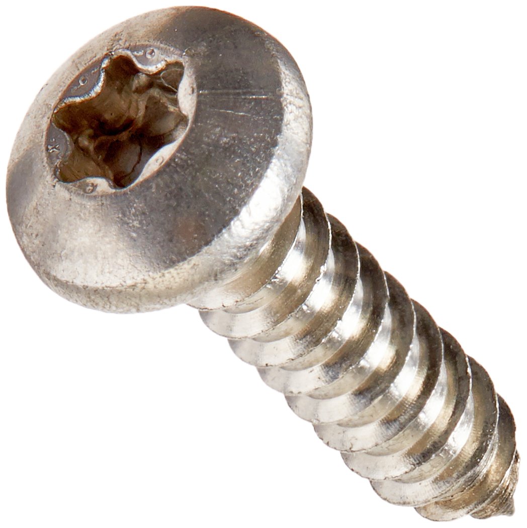 18-8 Stainless Steel Sheet Metal Screw, Pan Head, 1/4