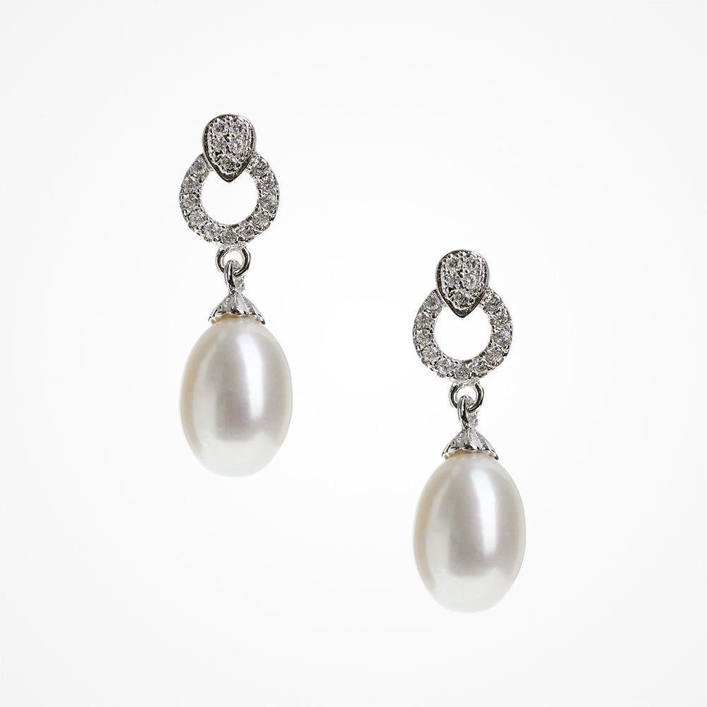 Elegant Stockholm Pearl Drop Earrings for Women - Handmade Dangle Jewelry Gift for Wedding, Party & Special Occasions