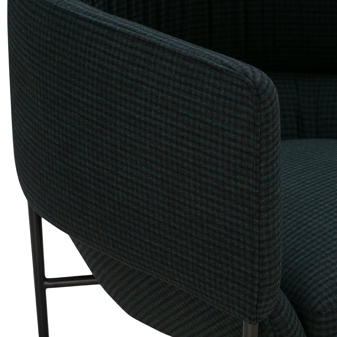 Modern Accent Chair - Mid Century Lounge Chair with Wooden Legs for Living Room, Bedroom, or Office - Comfortable Reading Chair with Soft Cushions and Ergonomic Design - Perfect for Relaxing, Napping, or Working from Home