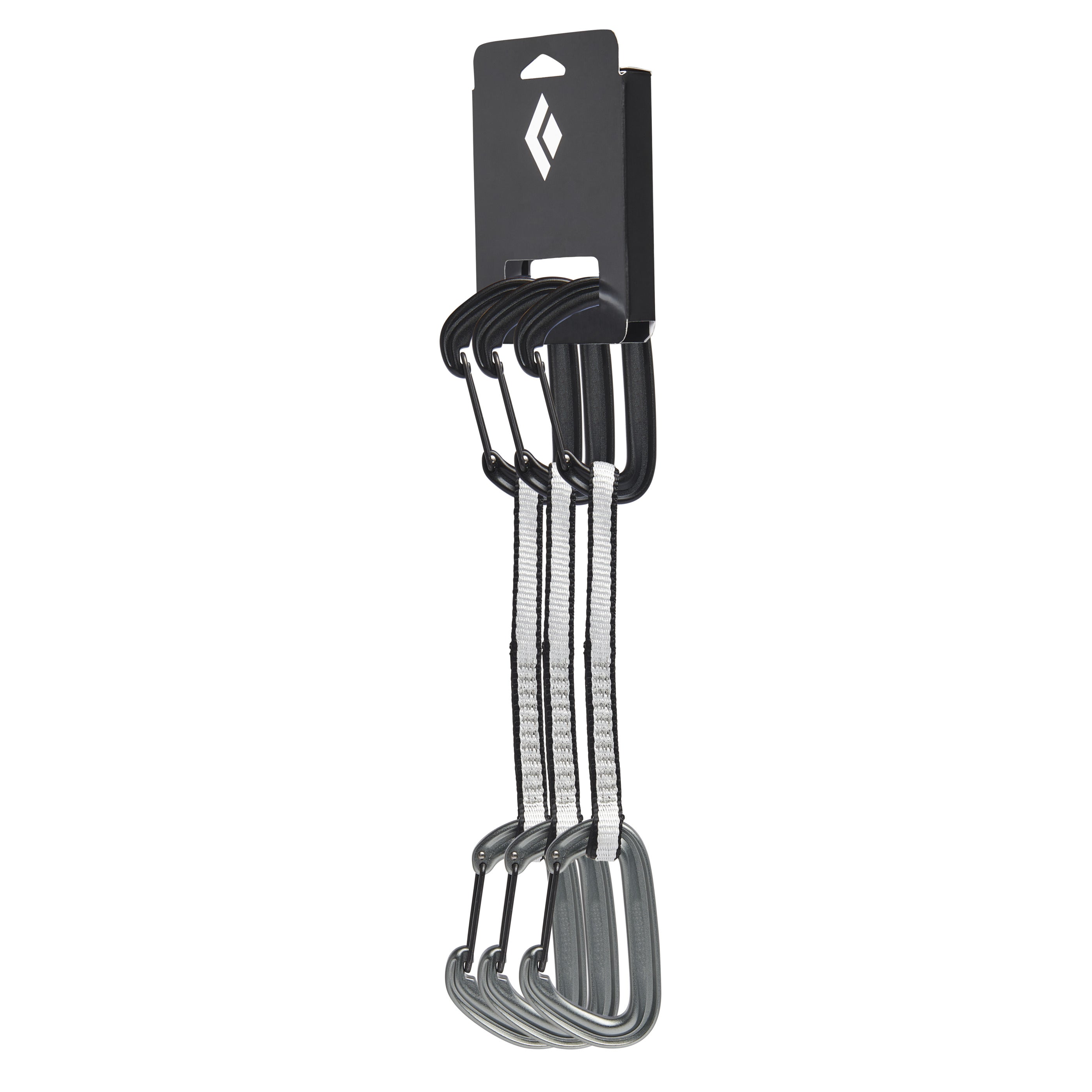 Litewire Quickdraw 16cm (3 Pack) - Lightweight Climbing Carabiners for Rock Climbing, Mountaineering & Outdoor Adventures