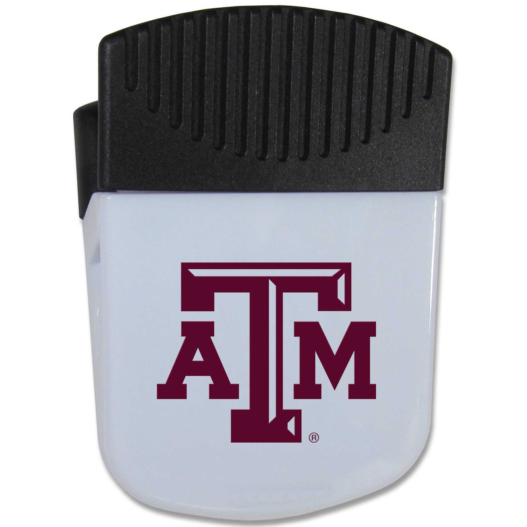 NCAA Team Logo Chip Clip Magnet - Siskiyou Sports White Refrigerator Clip for Snack Bags, Office & Kitchen Organization