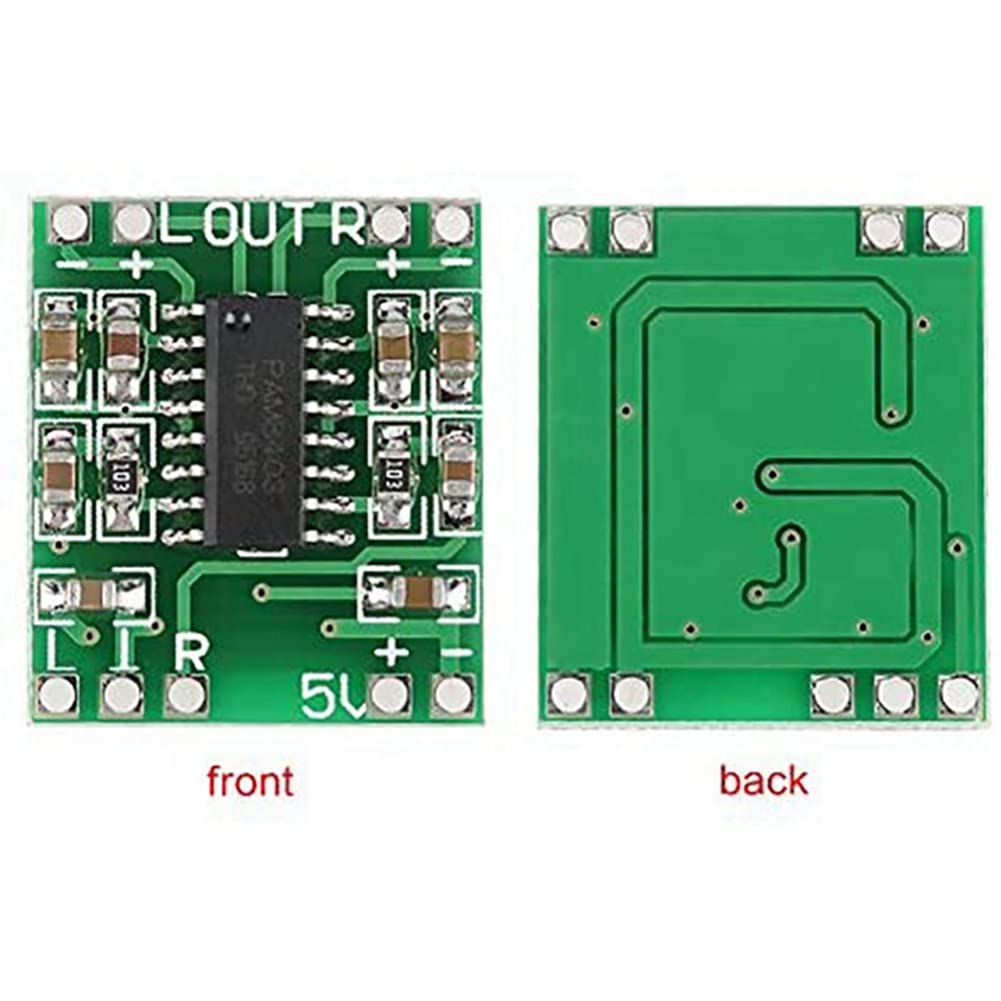 10Pcs PAM8403 Digital Audio Amplifier Board - 2x3W Class D Power Amp Module, 5V DC for DIY Speakers, Home Theater & Car Audio Systems