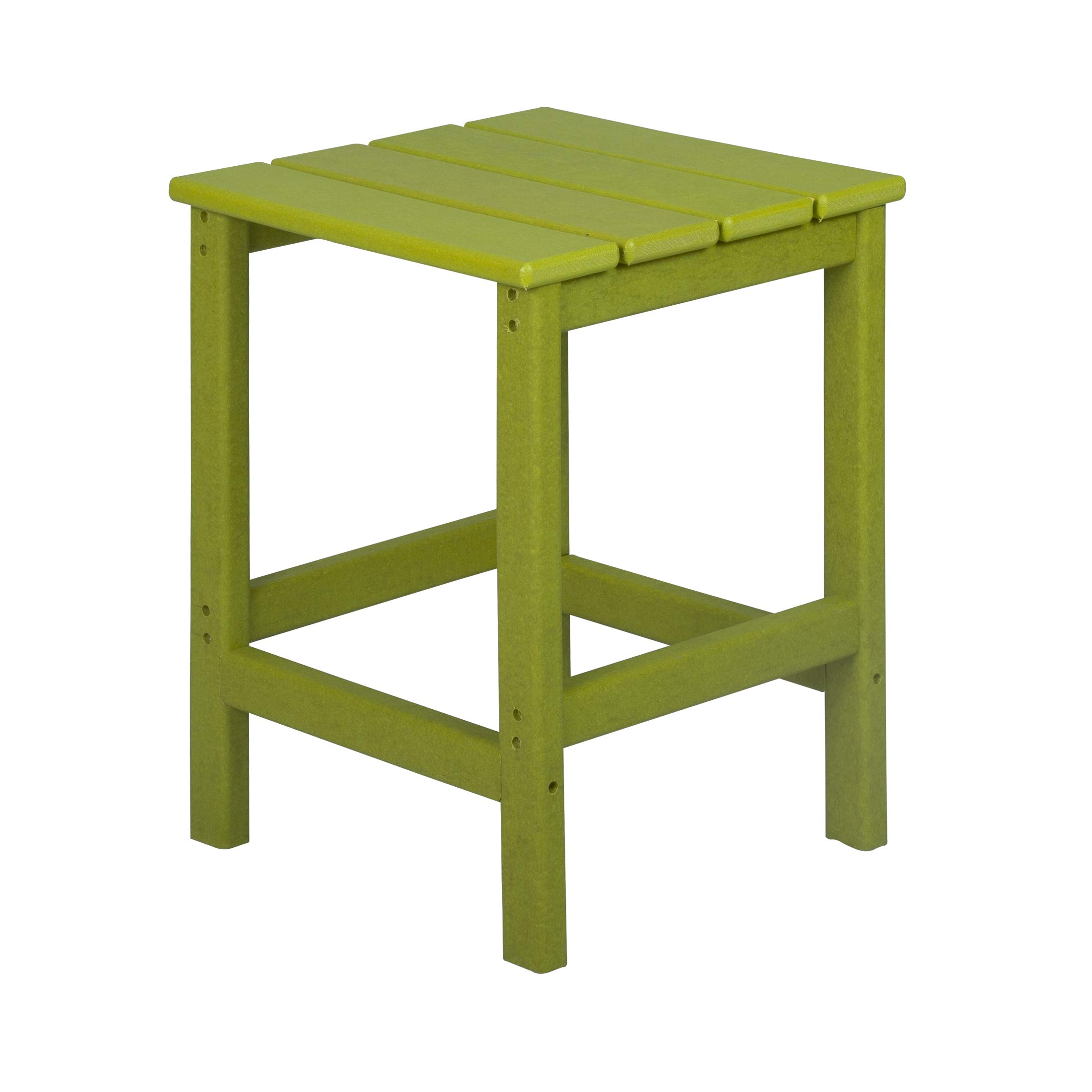 HDPE Adirondack Chair Set with Ottoman & Table - Outdoor Patio Furniture for Garden, Backyard