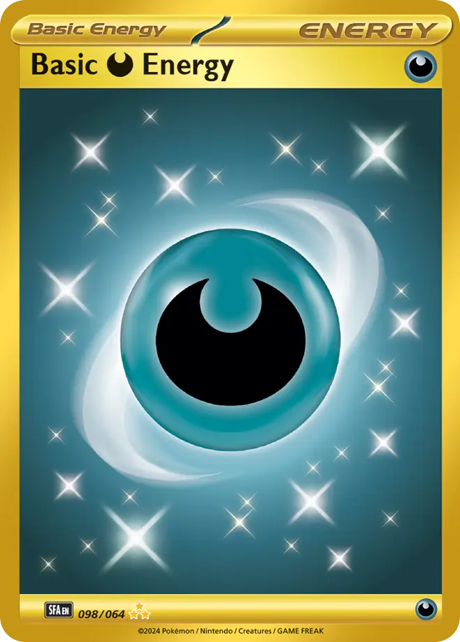Basic Darkness Energy 098/064 - Premium Pokemon TCG Card for Collectors & Competitive Play - Enhance Your Deck Strategy