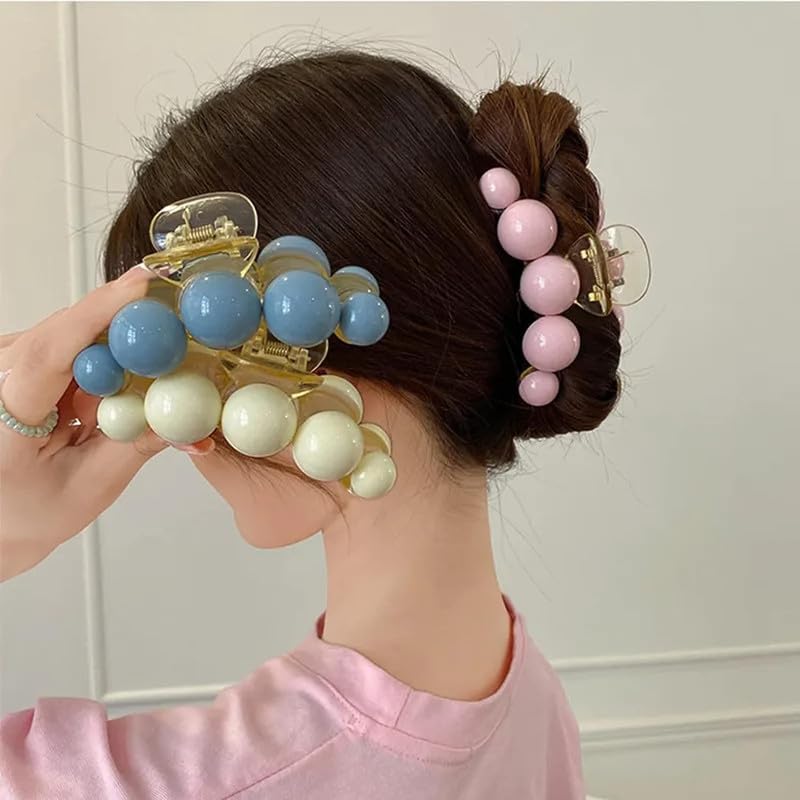 CHRONEX 3pcs Hollow Shark Hair Claw Clips for Women - Ponytail Holder & Hair Accessories for Daily Styling