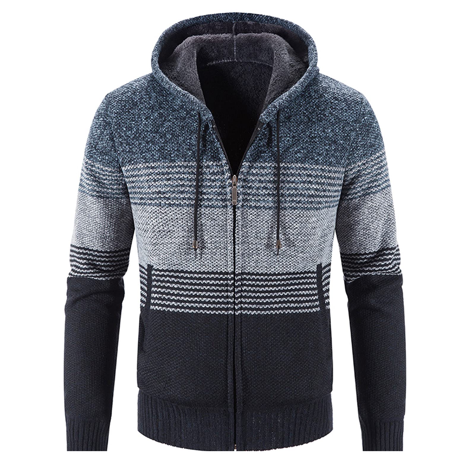 Men's Casual Button Down Knit Cardigan Sweater - Warm & Stylish Fall Winter Pullover for Office, Dating & Outdoor Activities