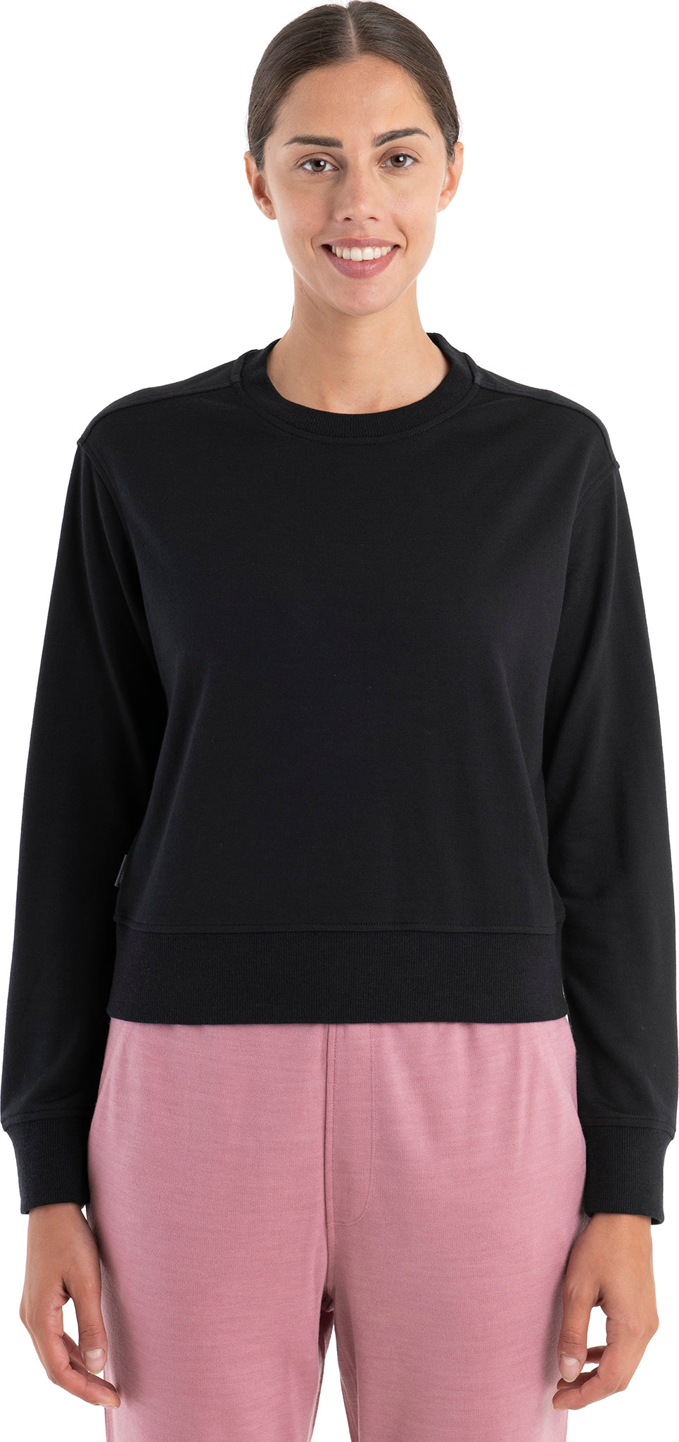 200 Crush II Merino Blend Long Sleeve Sweatshirt for Women - Soft & Warm Winter Pullover - Perfect for Outdoor Activities & Casual Wear