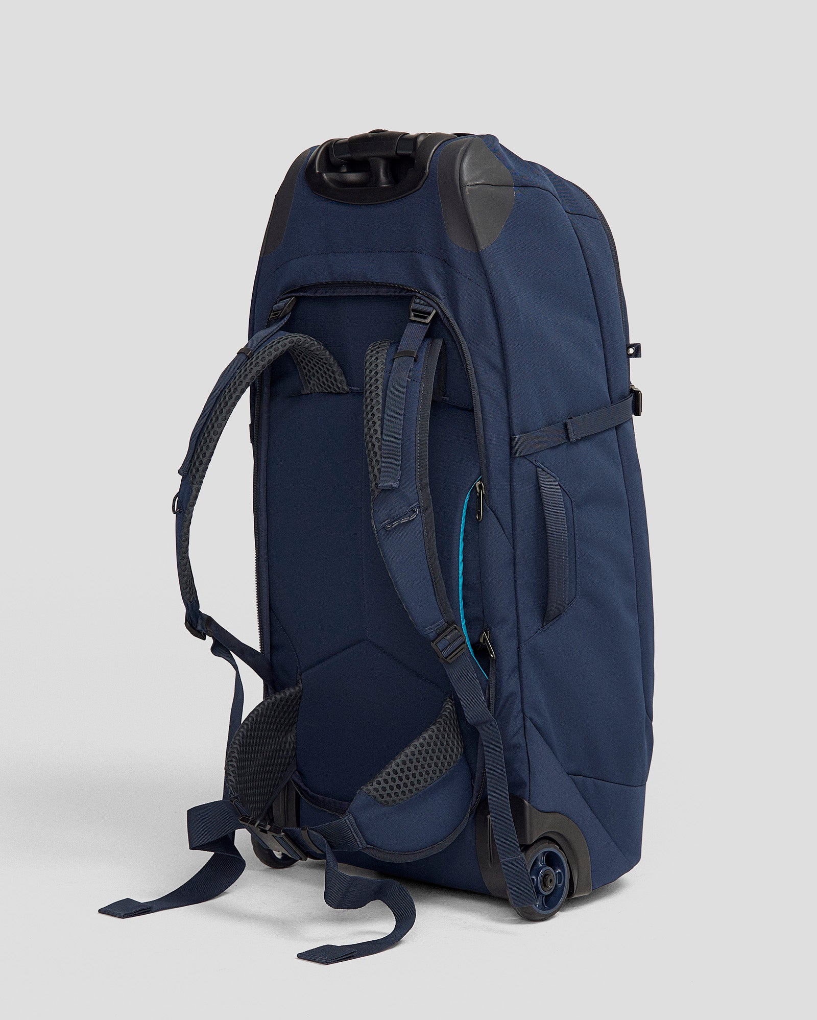 Hybrid Trolley v5 70L Travel Backpack - Pure Navy Blue for Outdoor Adventures, Business Trips & Weekend Getaways