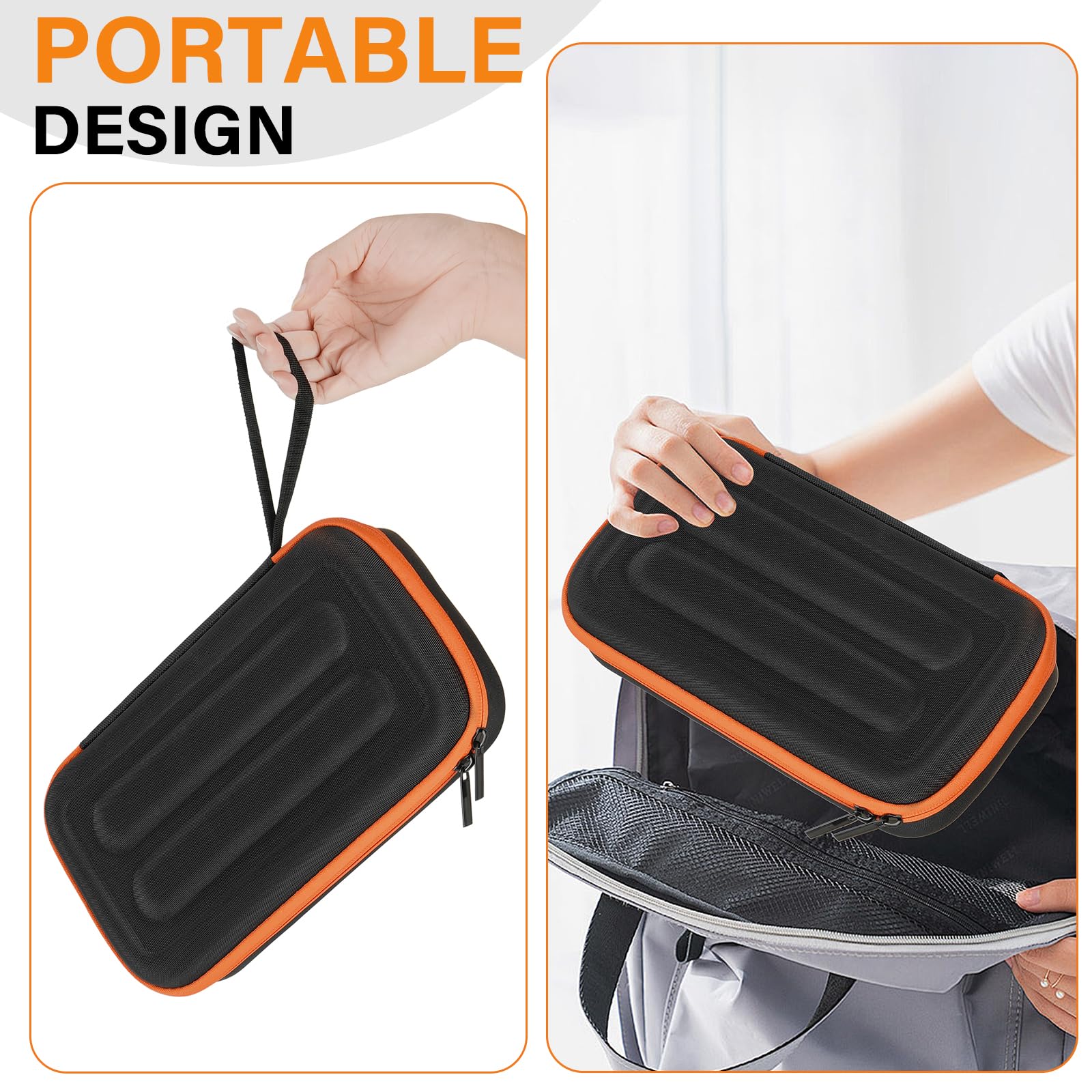 **JBL Wireless Microphone Case - Portable Travel Storage Bag for Dual Handheld Mics, Receivers, Adapters & AA Batteries (Box Only) - Perfect for Karaoke, Live Performances & Events**