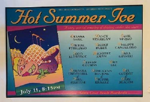 Nancy Kerrigan 1995 Ice Skating Poster - Vintage Summer Decor, Sports Memorabilia for Fans & Collectors | Perfect for Home, Office & Gym Wall Art