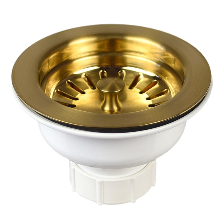 3.5 Inch Stainless Steel Kitchen Sink Basket Strainer - Durable Drain Filter for Food Scraps, Perfect for Home Kitchen & Restaurant Use