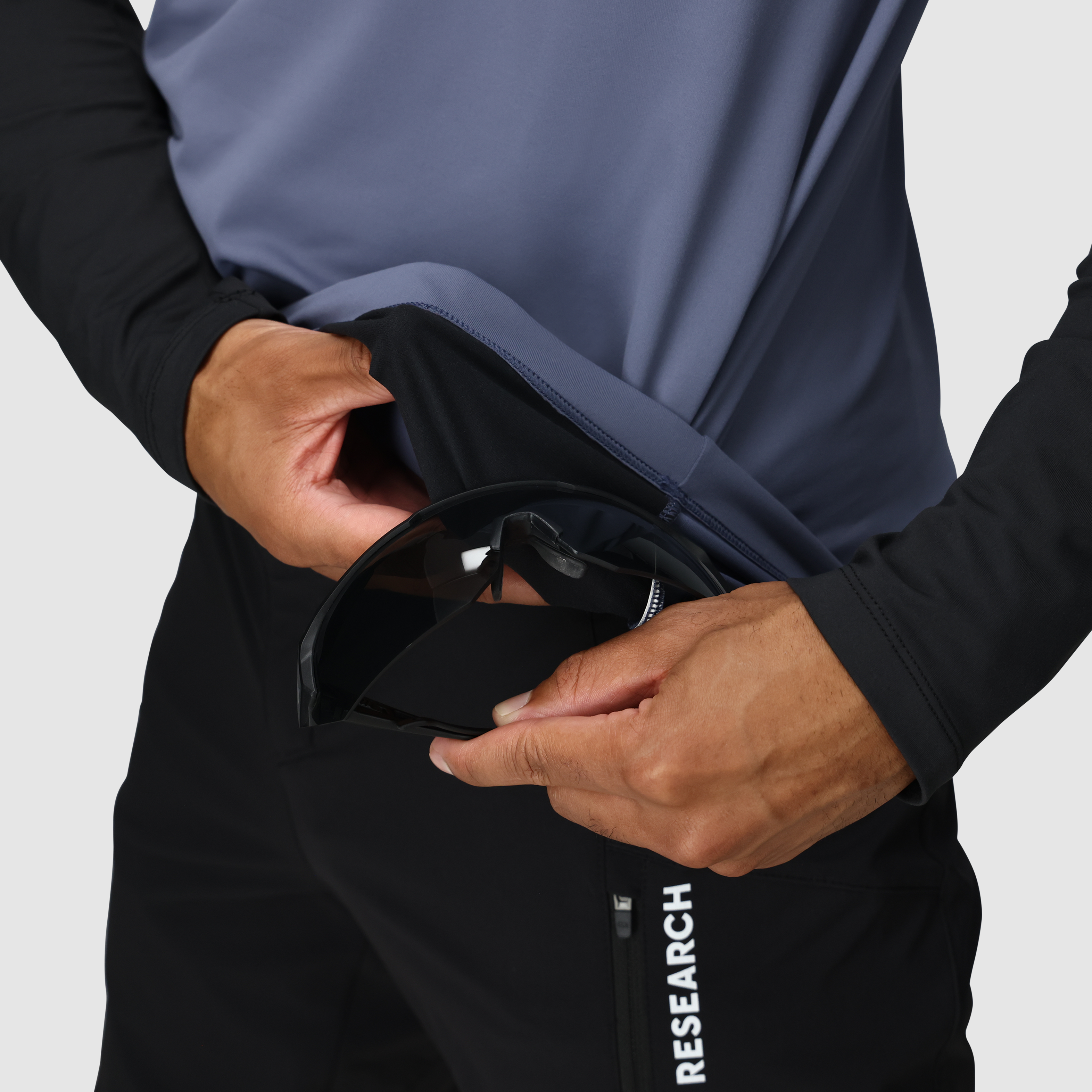 Men's Mountain Bike MTB Long Sleeve Cycling Jersey - Breathable & UV Protection for Outdoor Riding & Trail Adventures