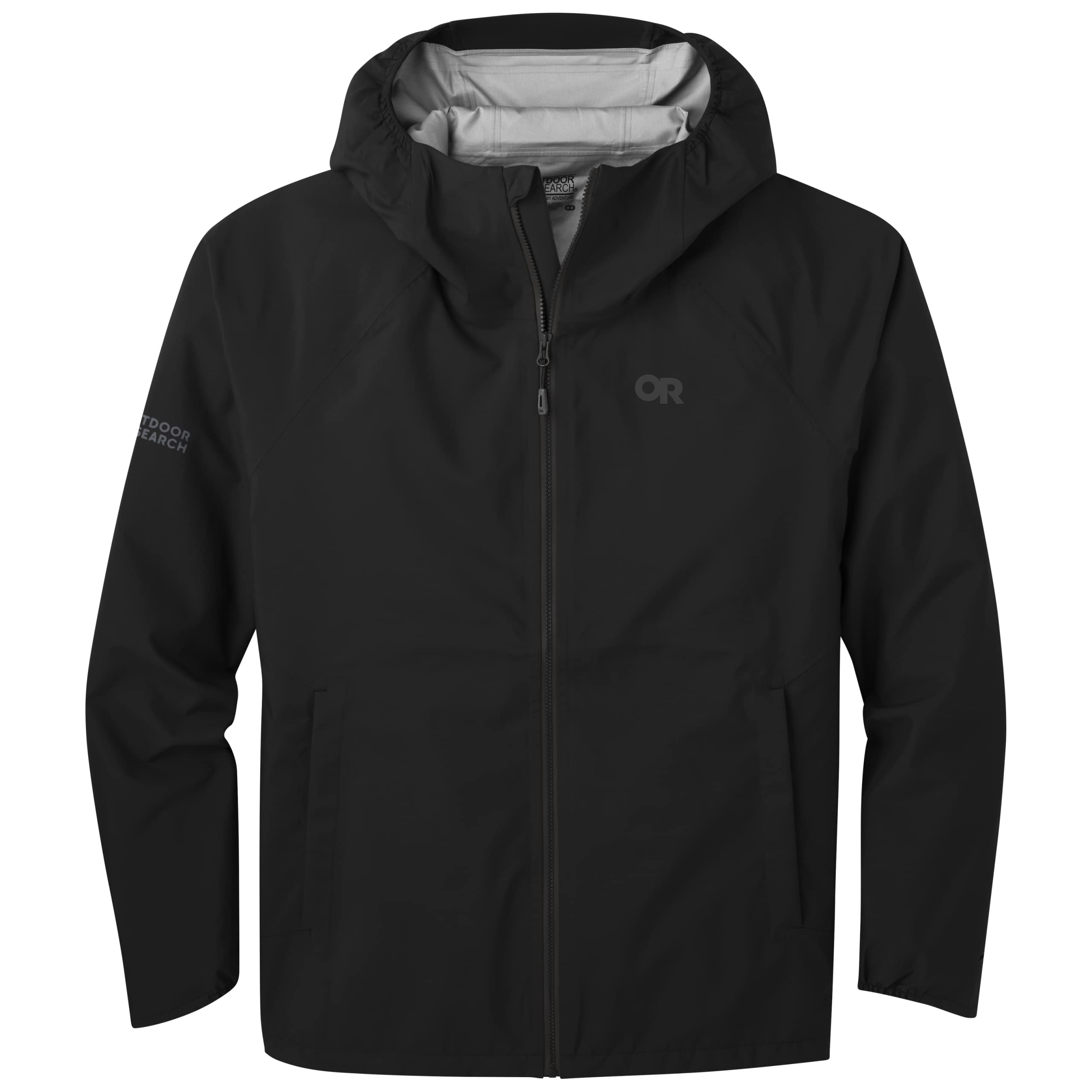 Outdoor Research Men’s Motive AscentShell Jacket - Lightweight Waterproof Hiking Jacket for Outdoor Adventures | Windproof & Breathable Rain Jacket for Camping, Backpacking & Mountain Climbing