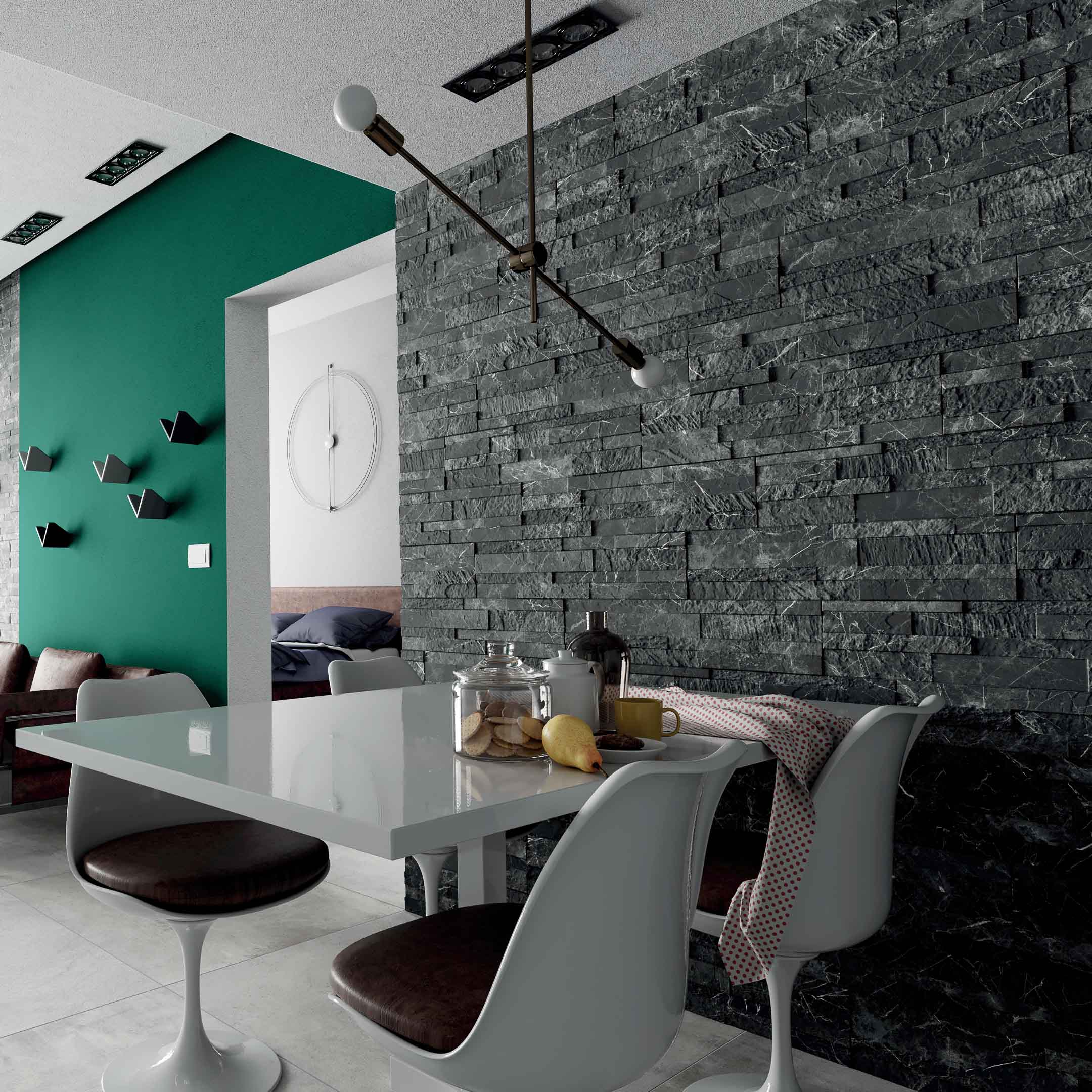3D Tiffany Ledger Panel Wall Tile - Waterproof & Peel-and-Stick - Perfect for Bathroom, Kitchen, and Living Room Decor