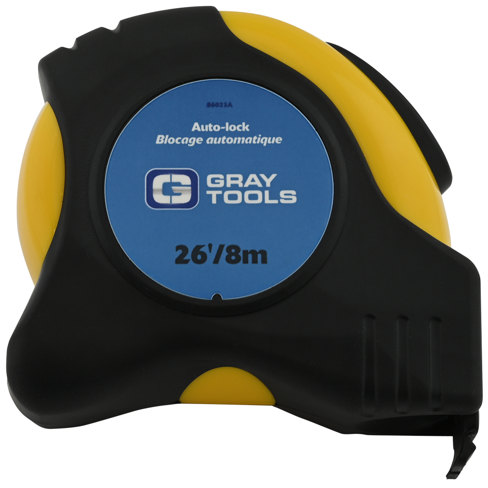 26 Foot Auto-Lock Measuring Tape - Heavy Duty Retractable Tape Measure for Construction, Carpentry, DIY Projects & Home Improvement