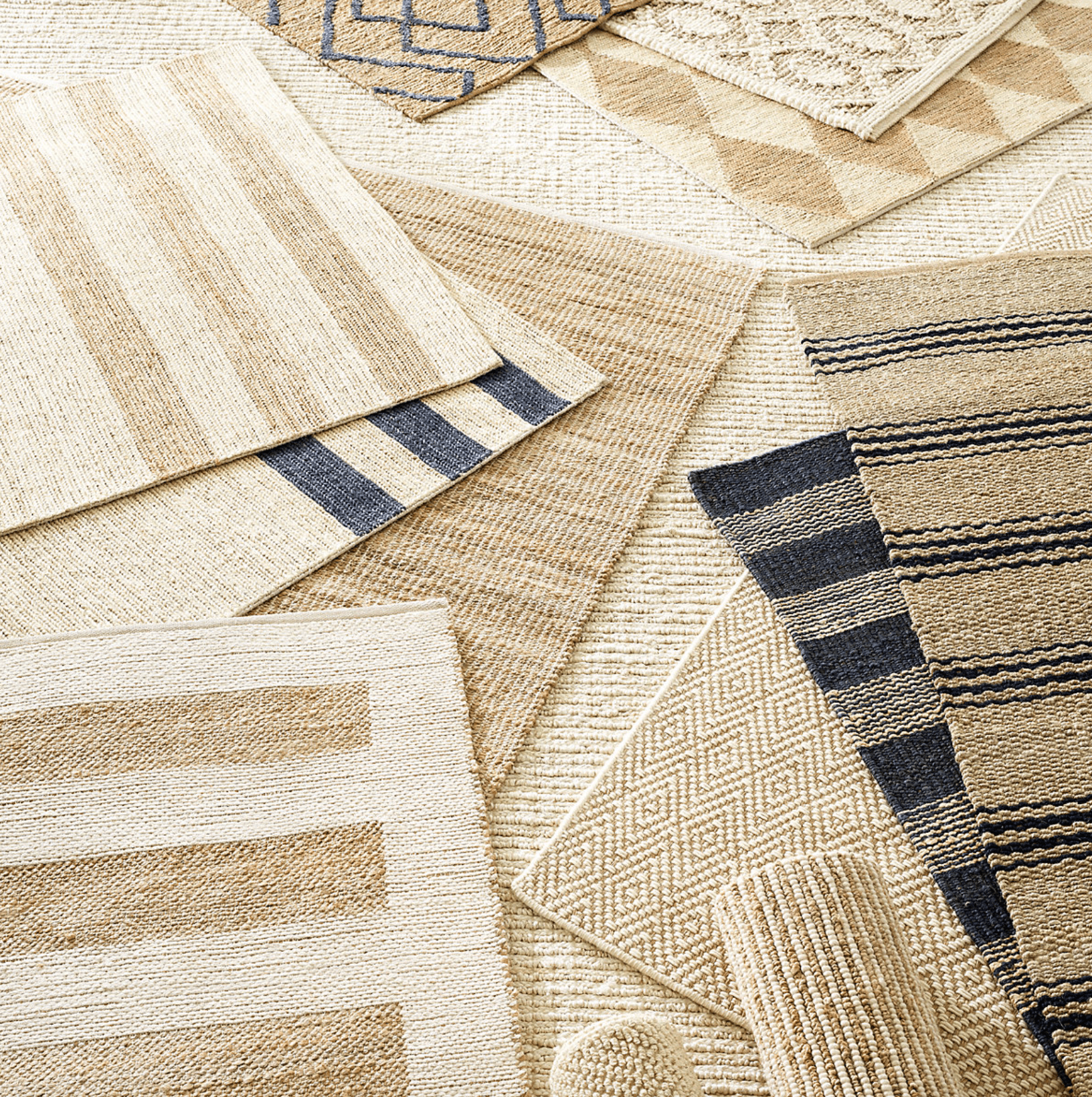 Simba Ivory Handwoven Jute Rug - Natural Fiber Area Rug for Living Room, Bedroom & Boho Decor | Eco-Friendly Home Accent