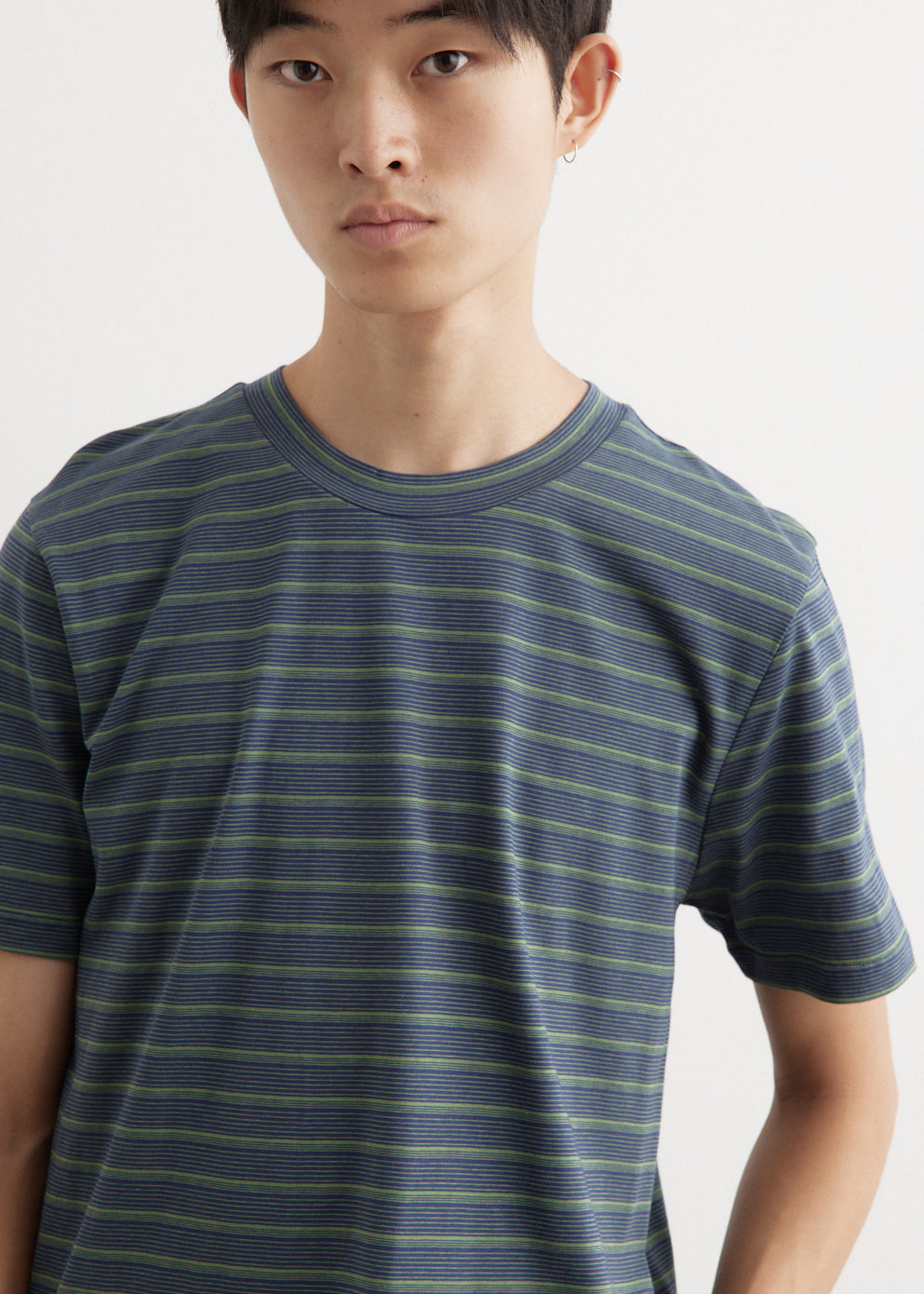 Premium Cotton T-Shirt for Men - Comfortable Casual Wear for Everyday Outfits, Gym, and Travel | Aymeric Cohgx H26132Iak Navy Blue