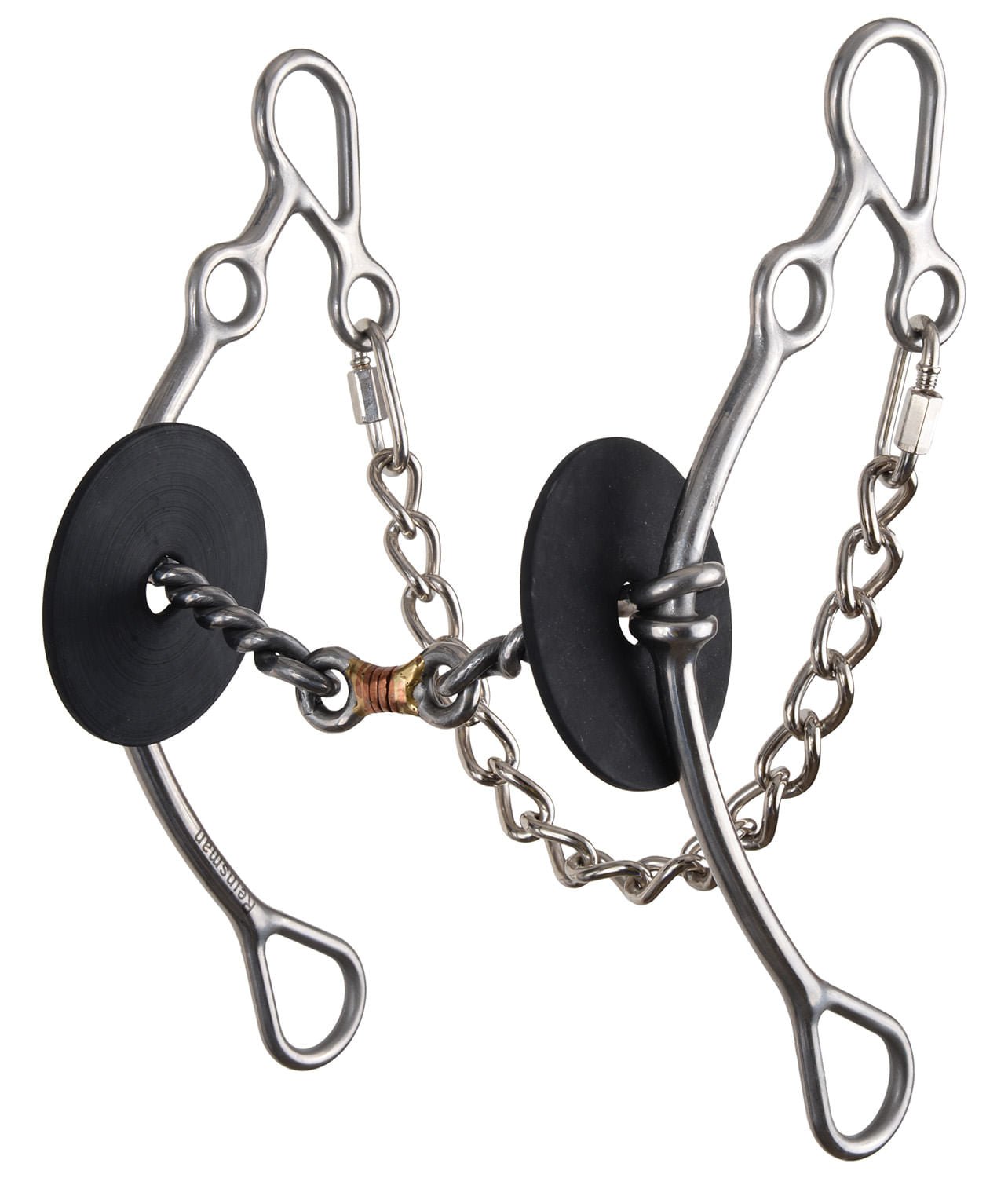 Circle Y Martha Josey Mitchell Long Go Round Bit - 3 Piece Horse Training Bit for Western Riding & Barrel Racing | Perfect for Show Horses & Performance Training