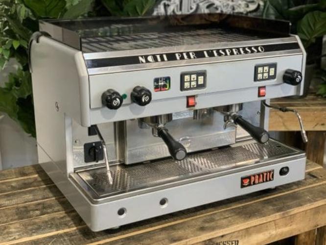 Astoria Pratic 2 Group Grey Commercial Espresso Machine for Coffee Shops & Restaurants - Perfect for High Volume Brewing & Professional Baristas