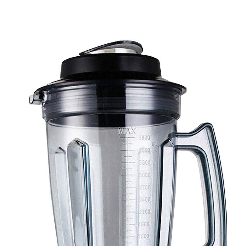 BPA Free 2800W Commercial Food Mixer & Juicer - 3.3HP Heavy Duty Motor with Timer, 110V, Red - Perfect for Restaurants, Bakeries & Juice Bars