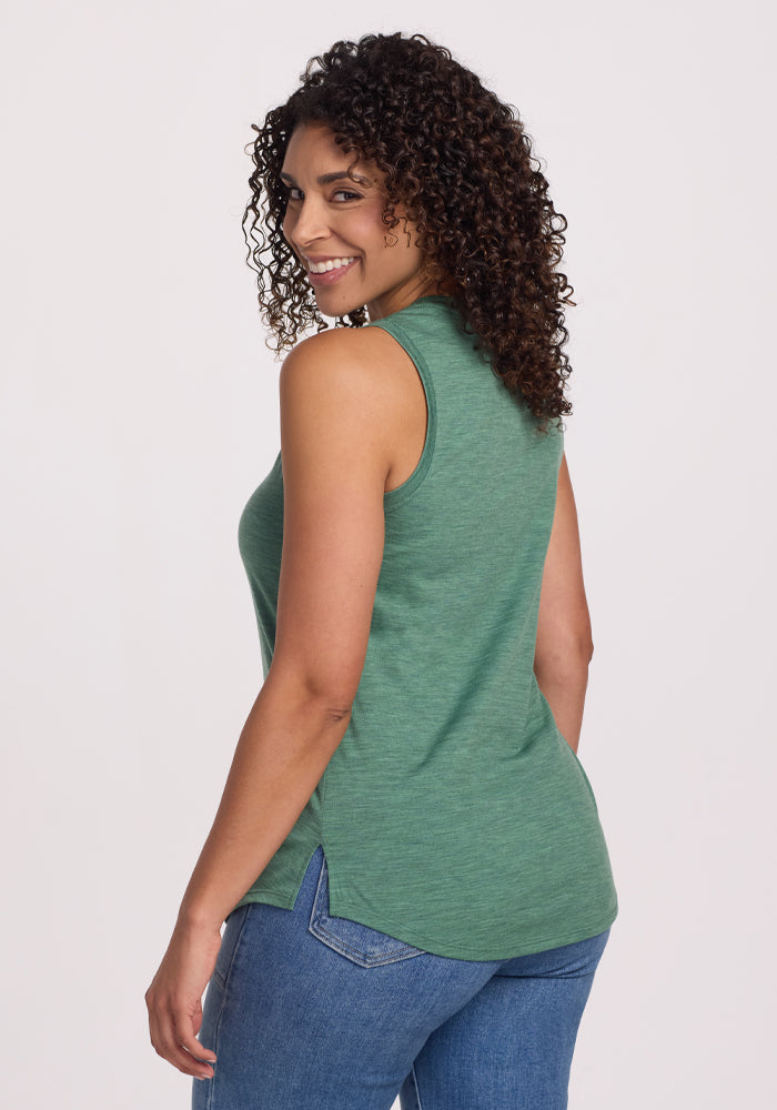 Bella Tunic Top in Sea Mist - Flowy Casual Blouse for Women | Perfect for Work, Weekend & Summer Outfits