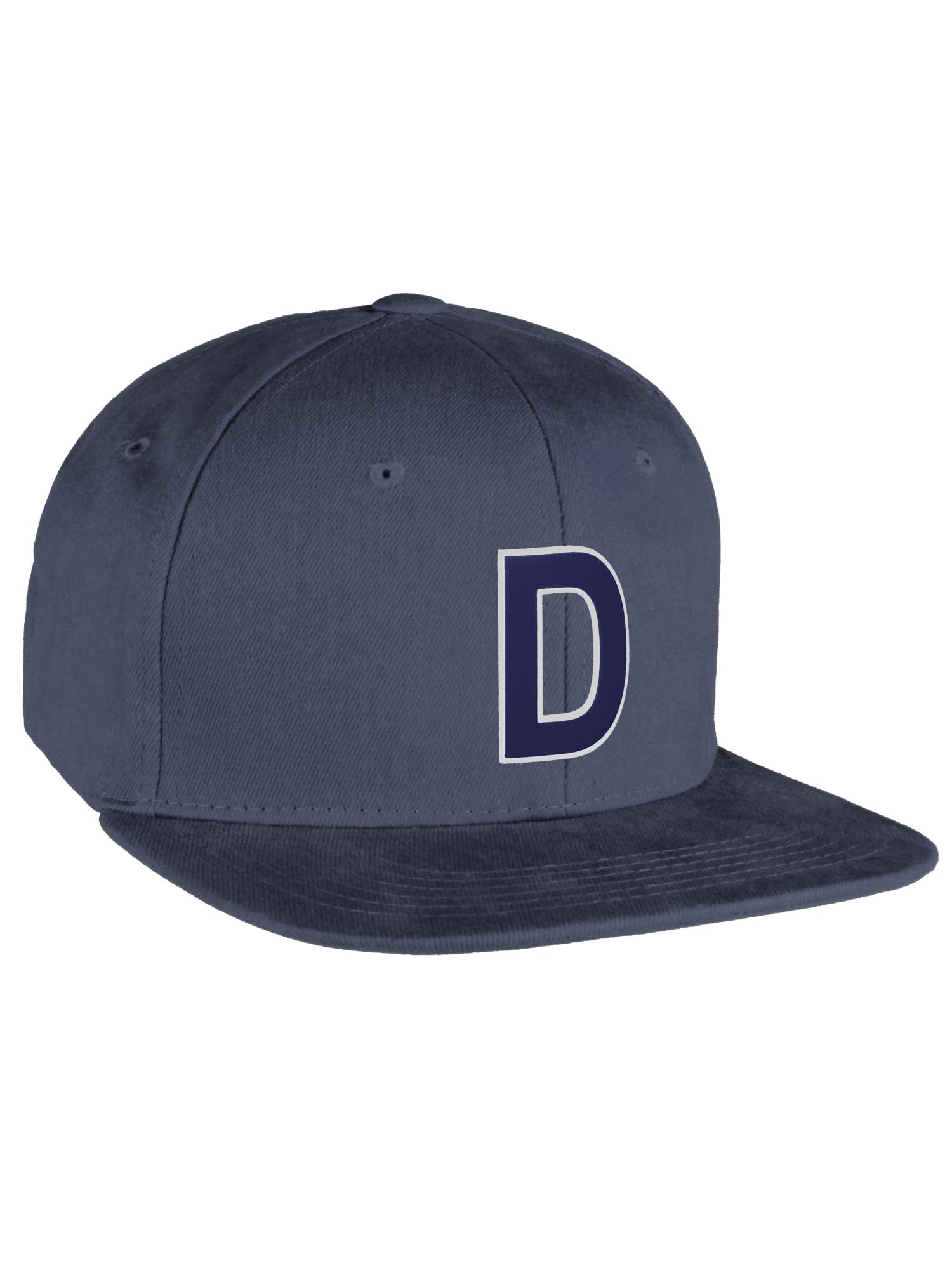 Flexfit Classic Flat Bill Visor Cap with Custom A-Z Initial Letter - Adjustable Charcoal Grey Baseball Hat for Men & Women | Perfect for Sports, Outdoor Activities & Fashion