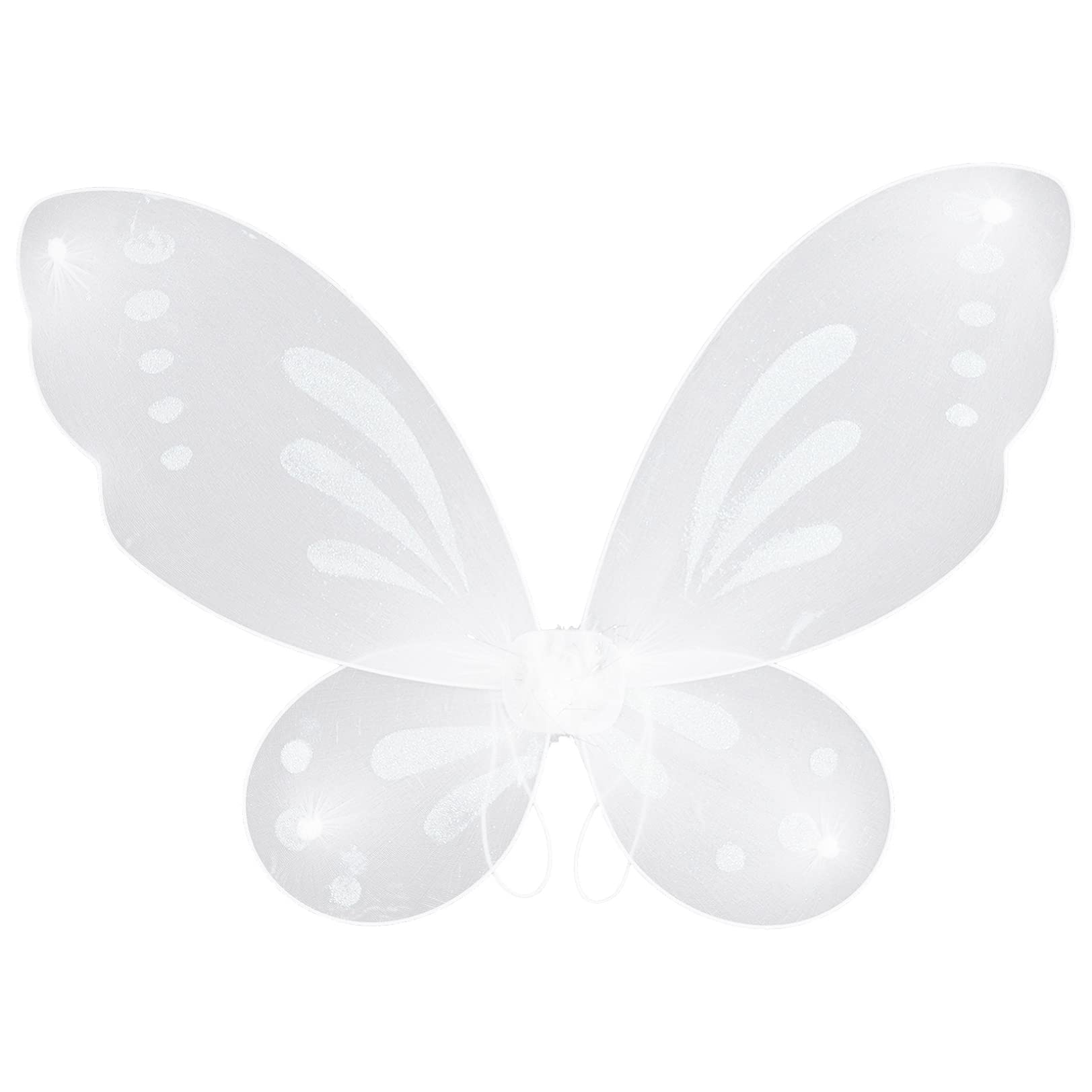 Fairy Angel or Butterfly Wings Princess Costume Set for Girls - Kids Dress Up Halloween Costume, Birthday Party, Photo Shoot & Fantasy Play Accessories