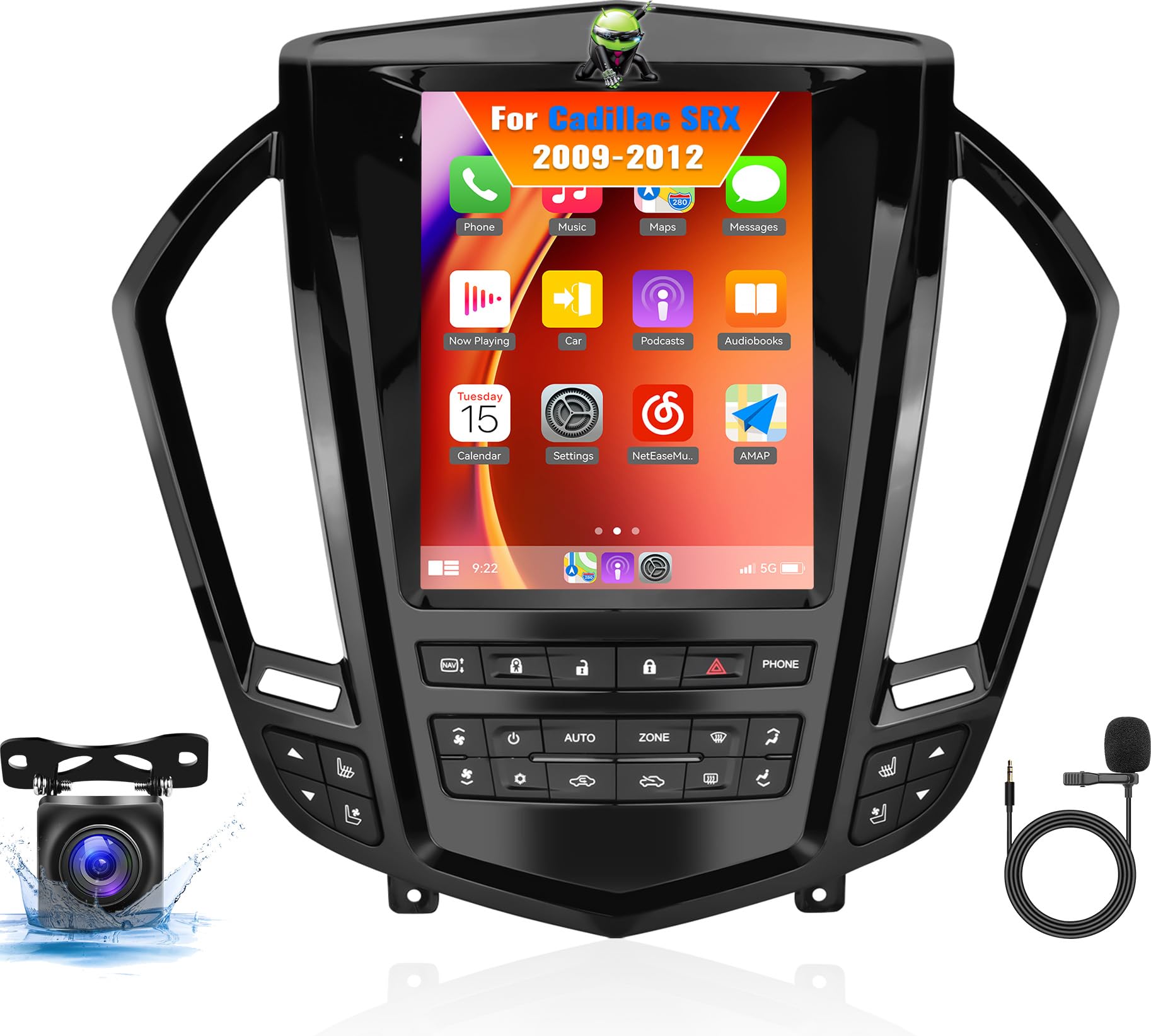 Android 11 Car Stereo for Cadillac SRX 2009-2012 | 9.7