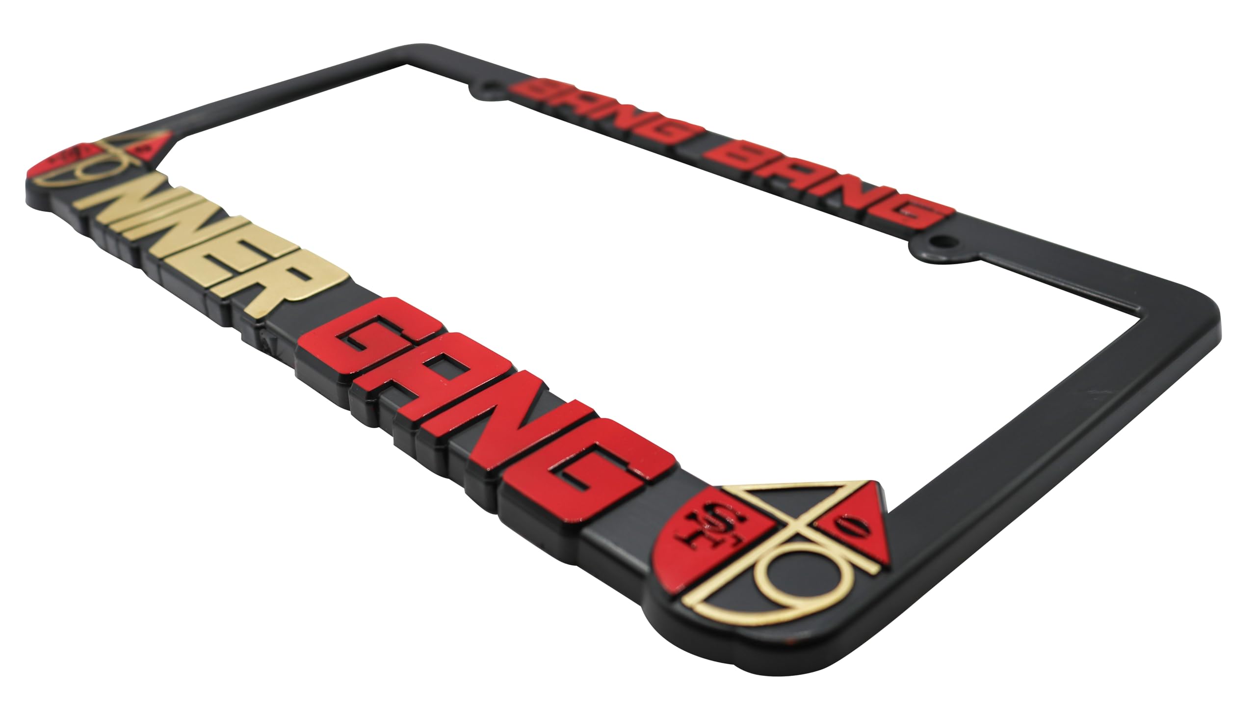 3D San Francisco License Plate Frame - Universal ABS Cover for Car, Truck & SUV - Auto Accessories for Road Trips