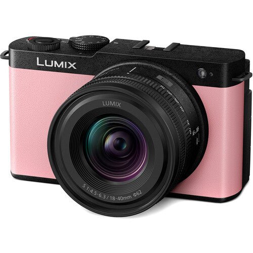 Panasonic Lumix S9 Mirrorless Camera with 18-40mm f/4.5-6.3 Lens (Pink) - Compact Travel & Vlogging Camera for Content Creators