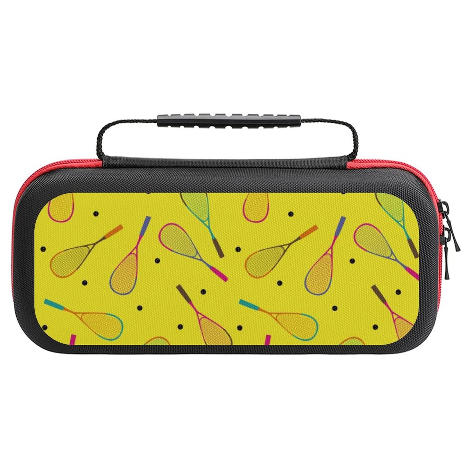 FunnyStar Switch Racket & Squash Ball Carrying Case - Protective Storage Handbag for Nintendo Switch - Perfect for Sports Gaming Accessories & Travel Protection