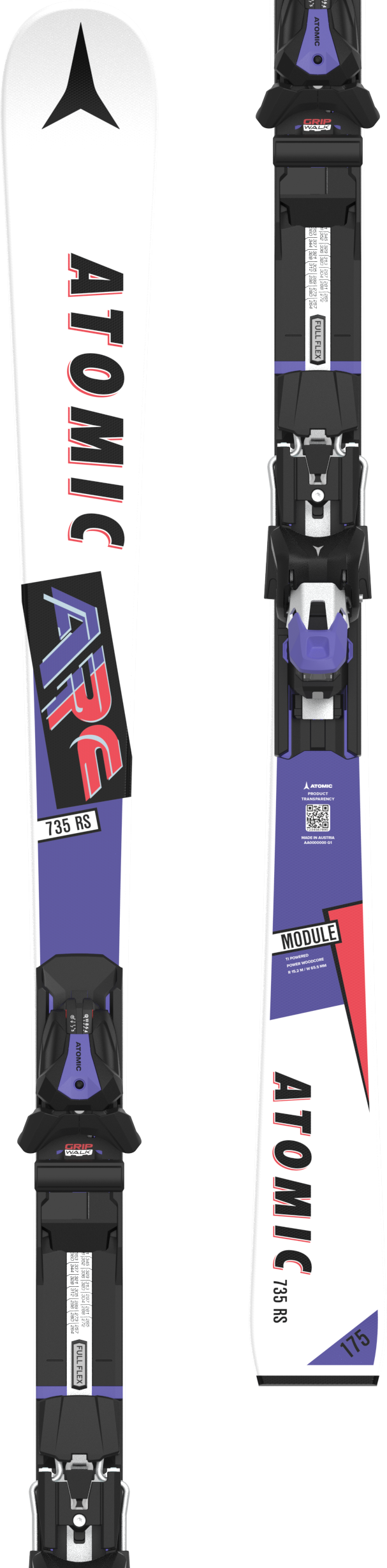 Atomic X9 S Retro ARC 735 RS Ski with I 12 GW Binding 2025 - Premium All-Mountain Skis for Powder, Groomers & Backcountry Adventures
