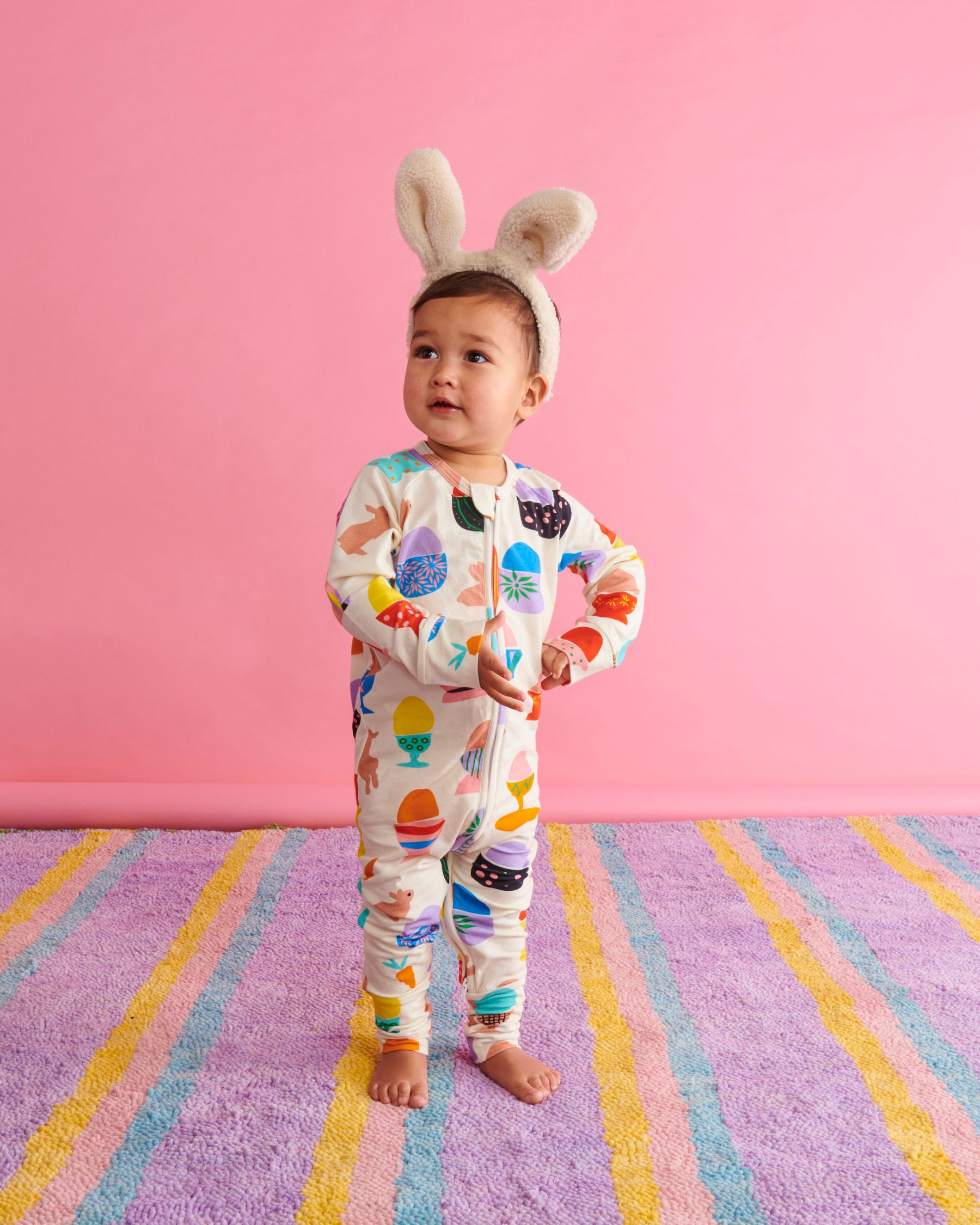 Organic White Long Sleeve Zip Romper for Baby Boys & Girls - Soft Cotton Jumpsuit with Zipper Closure - Perfect for Playtime, Photoshoots & Special Occasions