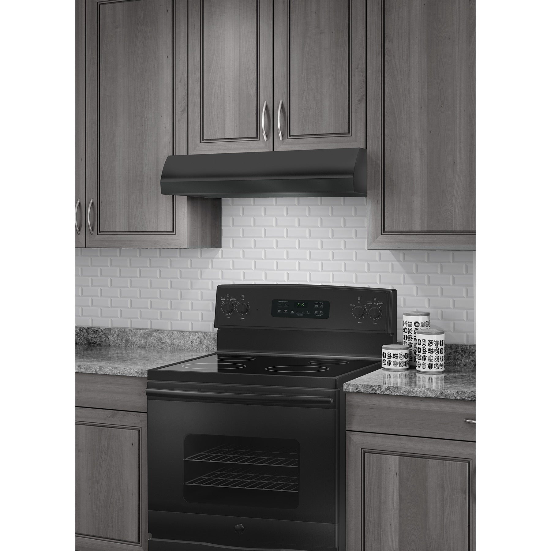 Broan Black 30-Inch 270 CFM Under Cabinet Range Hood - BXT130BLC - Powerful Kitchen Ventilation for Smoke & Odor Removal - Perfect for Home Cooking & Grilling